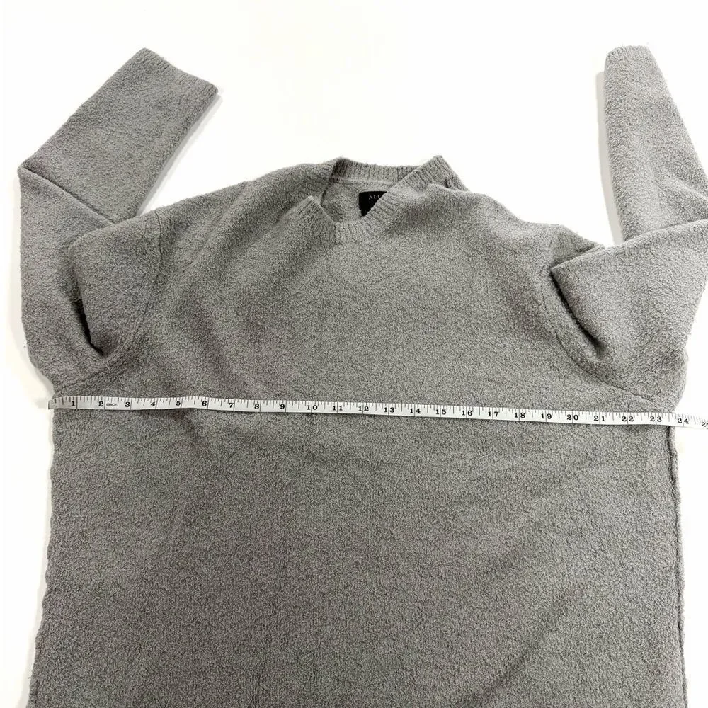 AllSaints Grey Oversized Sweater – Size M